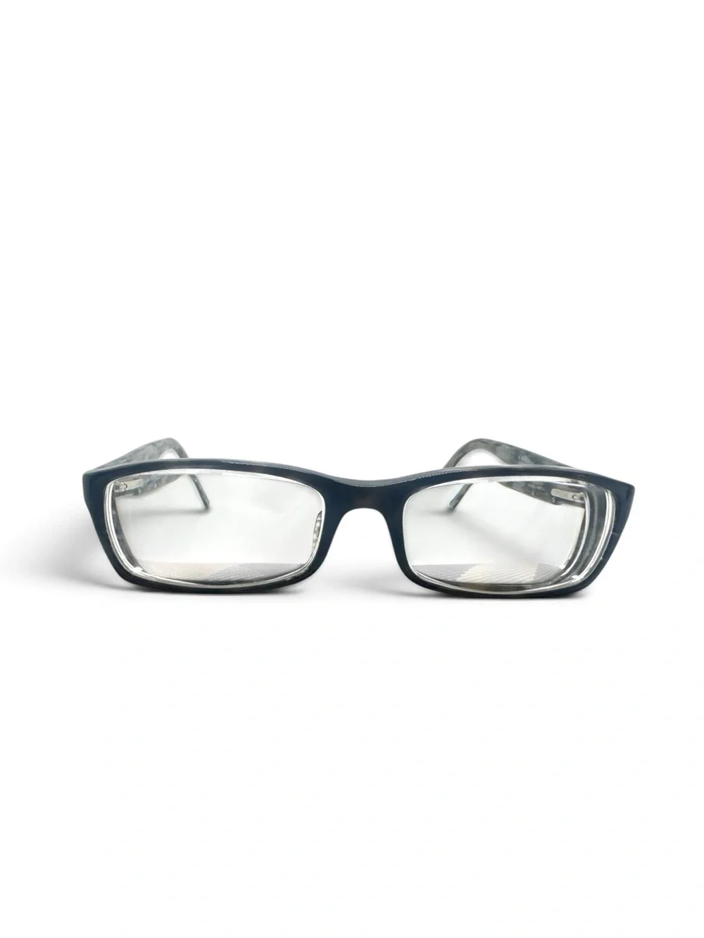 Burberry B2076 3145 Gray Black Rectangle Prescription Eyeglasses 52-16-135
